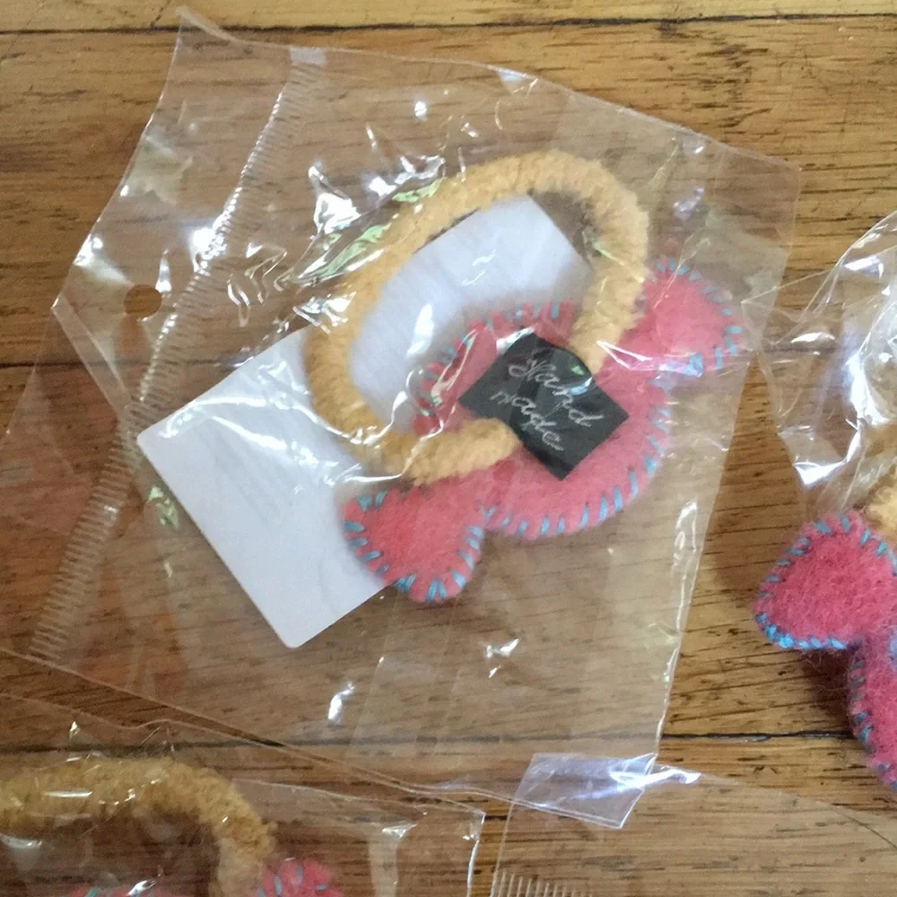 Pink Fish Hair Elastics for Kids – Soft Elastic Bands